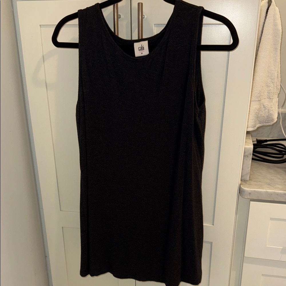 CAbi Black Sleeveless Tank Top